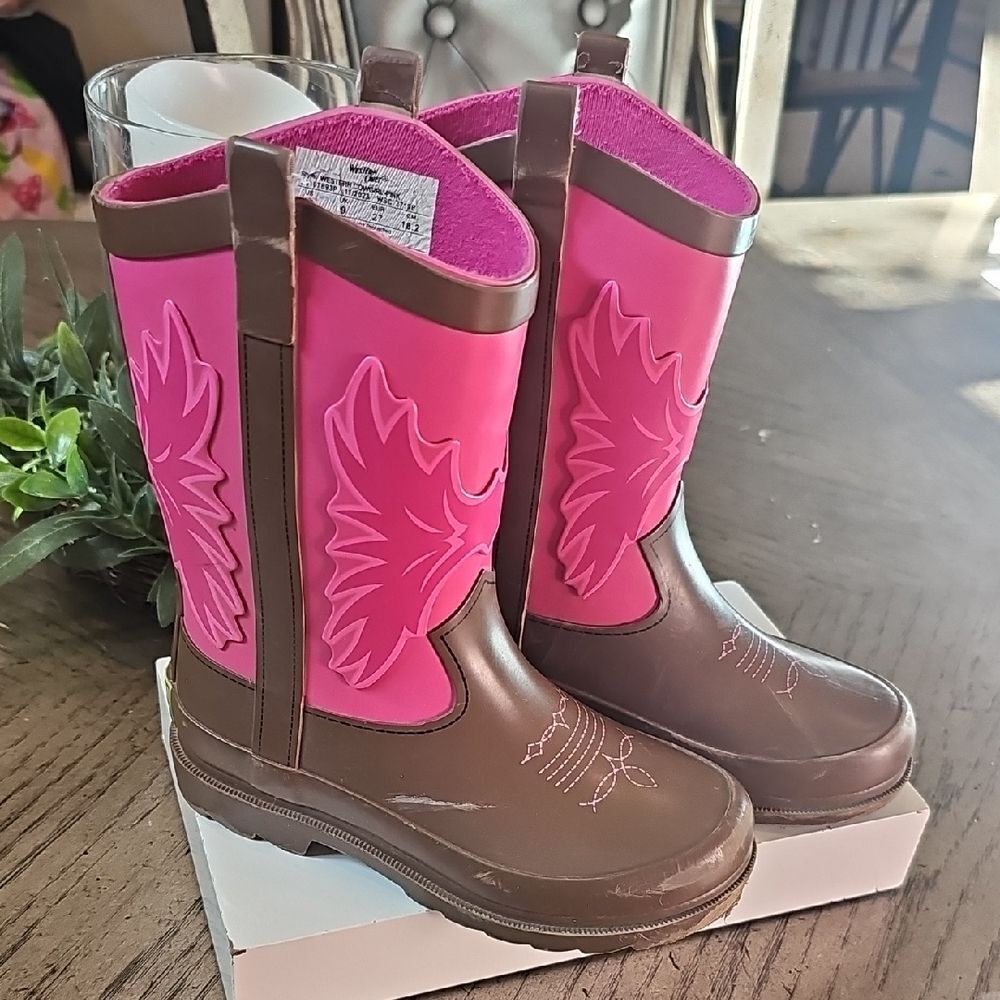 Western Chief Pink Cowgirl Boots Size 10